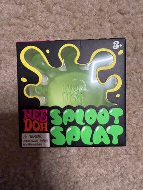 NeeDoh Sploot Splat Green Stress Toy
